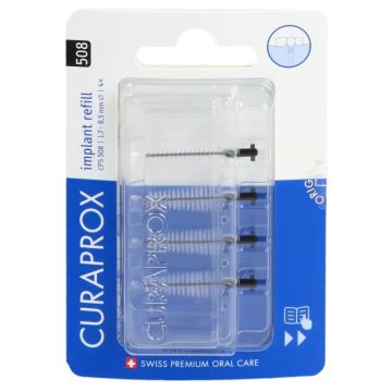 Curaprox CPS 508 implant refill schwarz (4 Stk.)