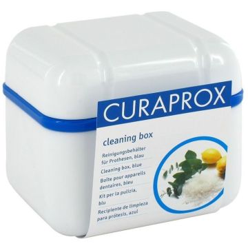 Box für Prothesen/Zahnspangen Reinigung von Curaprox