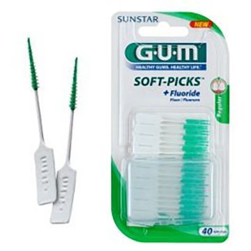 Gum soft picks NORMAL (40 pièces) Régulier