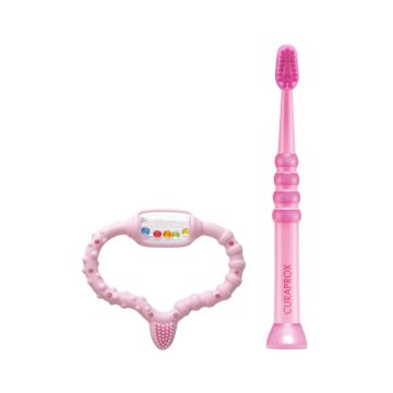 Curaprox Baby Set d'hygiène buccale, rose