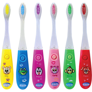 Brosse à dents pour enfants "Club Cutie" avec minuterie de b-Brite (1 pcs)