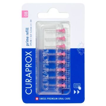 Curaprox CPS 08 prime PINK brosses interdentaires (8 pcs.)
