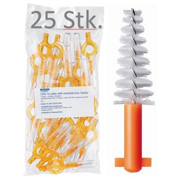 Curaprox CPS 14 ORANGE 25x Interdentalbürsten & Halter