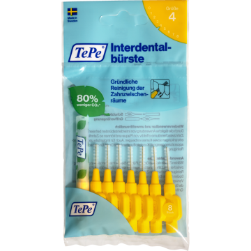 TePe GELB 0,7 mm (8 Stk.) Interdentalbürsten Original 