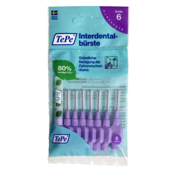 TePe LILA 1,1 mm (8 Stk.) Original Interdentalbürsten