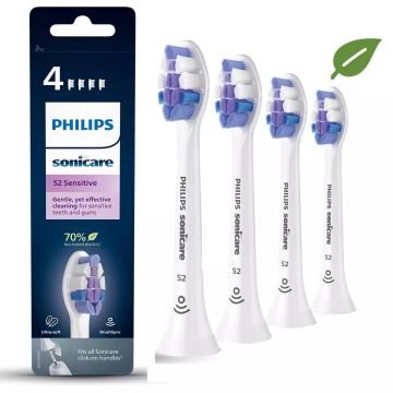 Philips Sonicare Sensitive Bürstenköpfe Standard 4 Stk. HX6054/10