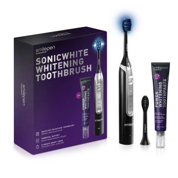 Smilepen Sonicwhite Whitening Schallzahnbürste mit Wavelight LED's