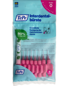 TePe PINK 0,4 mm (8 Stk.) Interdentalbürsten Original